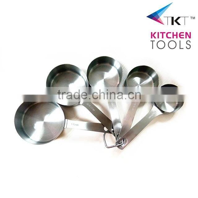 Stainlsee Steel Measuring Cup And Spoon Set With Soft TPR Handle Measuring Tool