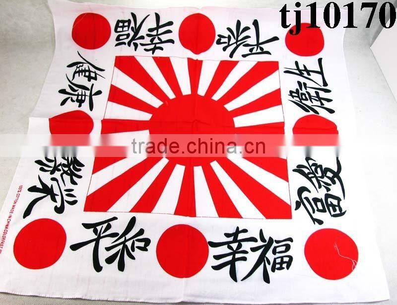 Stylish Multifunctional Red Lattice Bandana as neckerchief, headwear, etc.