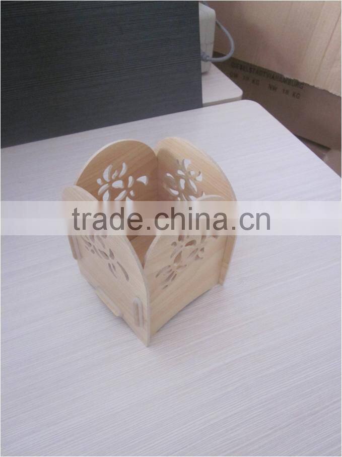 Custom solid wooden pen holder for sale