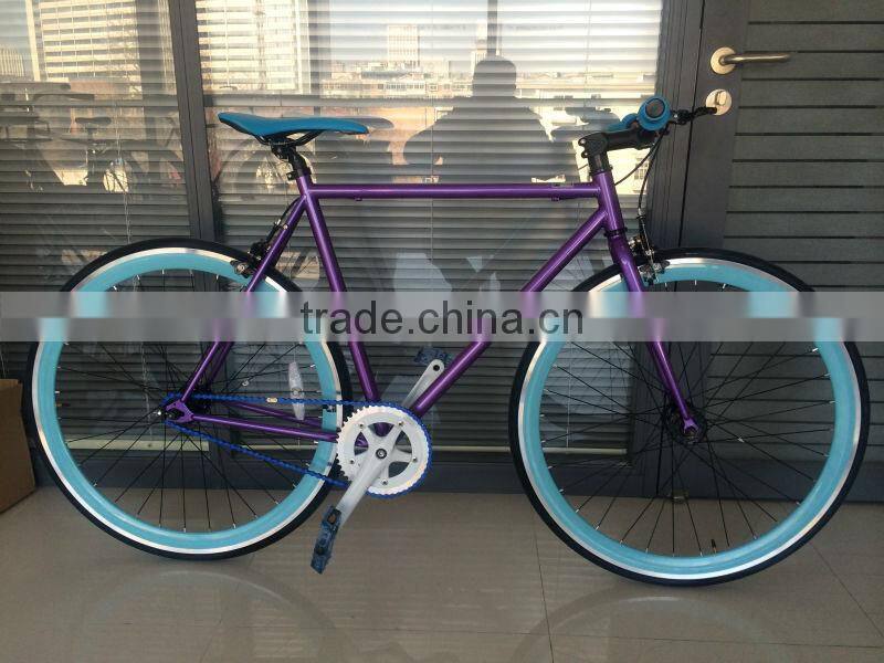 700C chromoly fixed gear bike