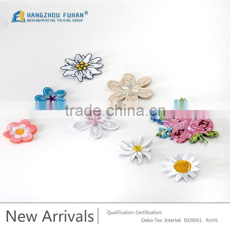 Fabulous Custom Flower Embroidery Patch for Garments