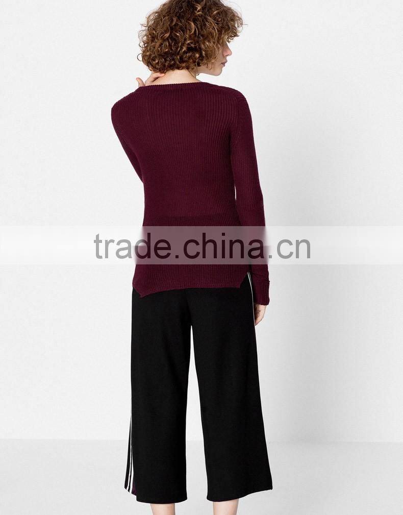 2017 newest fashion knitted sweater women knitted pullover cashmere sweater