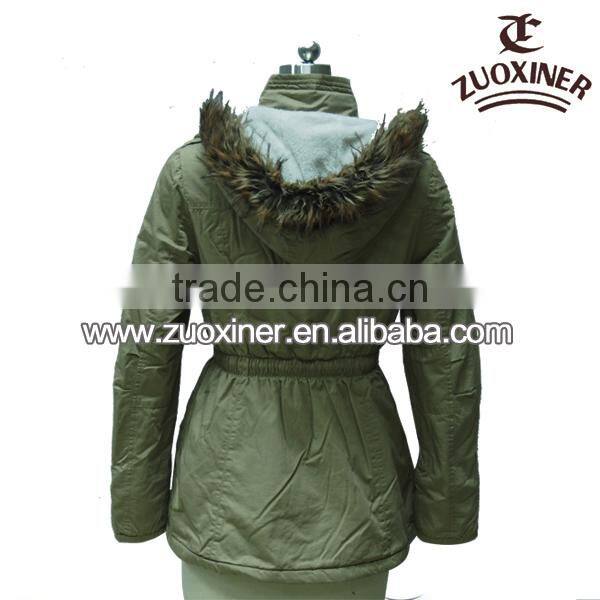 newest stylish winter cotton long jackets for women