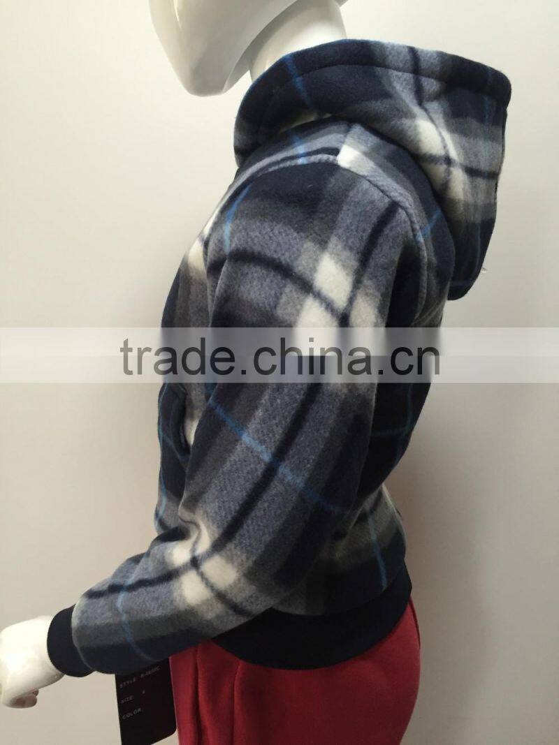 The kid style black shell with white lining cute little boys jacket