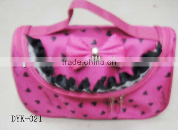 fashion heart cosmetics bag