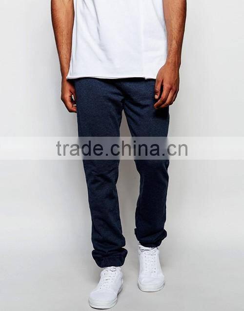 2016 new mens plain tapered sweat pants, jogger trousers custom