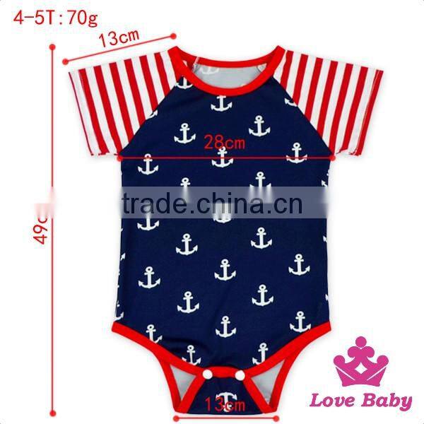 America Independence Day Children Jumpsuits Pom Short Sleeve Printed Pattern Adult Baby Romper