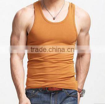 cheap promotional custom design bodybuilding mens tank top man vest