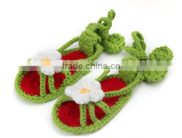 elegant nice design hot sales girl free knitting pattern baby shoes