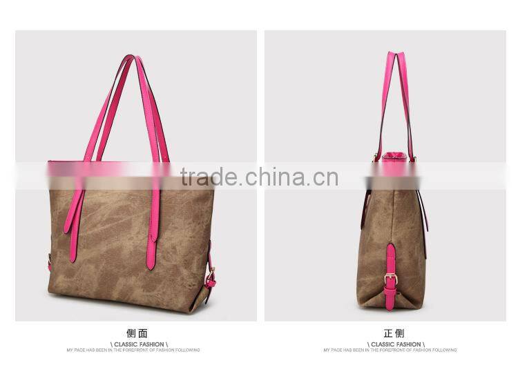 Beautiful Korean Ladies PU Hand Bags Fashion OL Casual Women Tote Shoulder Bag