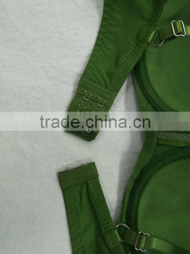 2017 Latest fashion women underwear bra panty set with lace high quality standard