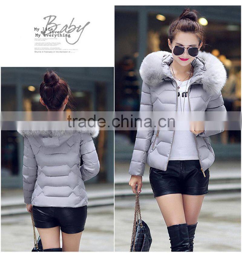 Fashion Womens Thicken Warm Winter Coat Hood Parka