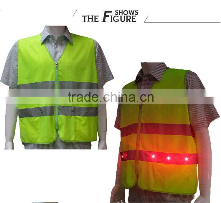 Flashing LED cleaning service staff uniform