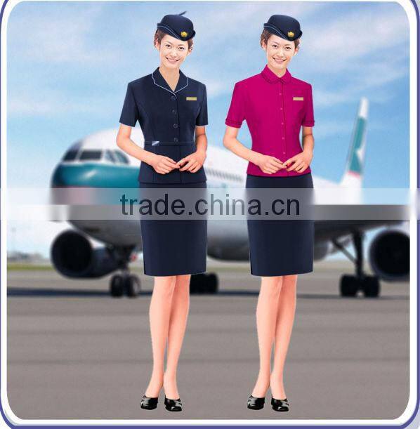 air hostess costume uniform/ air stewardess uniform