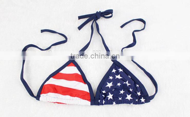 Fashion Sweet Two Piece 3-7 Years Old Kids Swimwear Baby Girls Swimwears