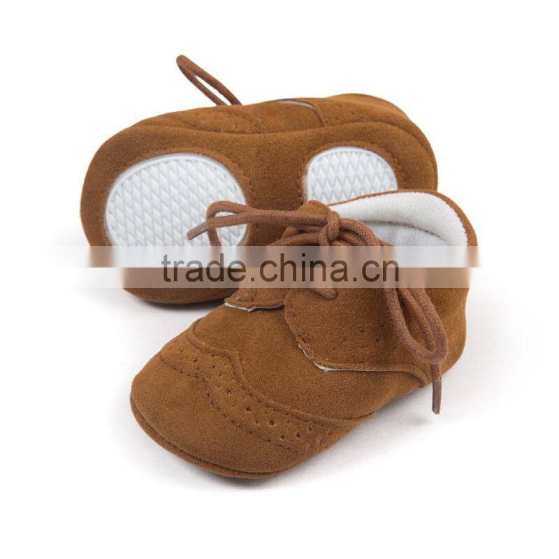 baby boys fashion shoes, PU baby shoes with strings, new design baby boy shoes