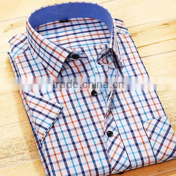 2015 summer new short sleeve shirt man shirt dress shirt men's clothing
