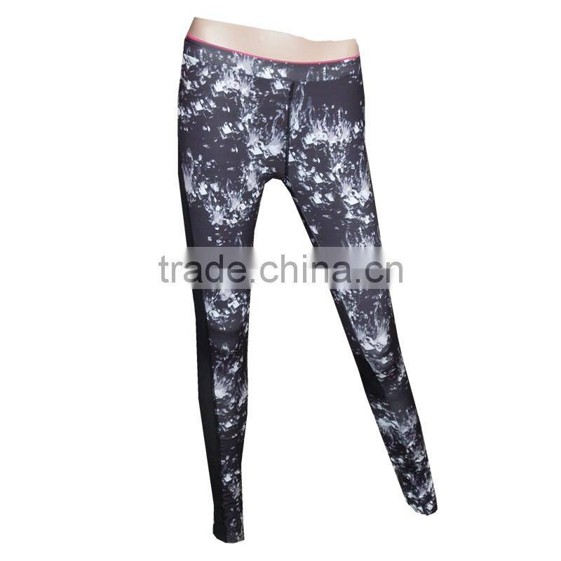 wholesales breathable quick dry with mesh fitness womens yoga pants