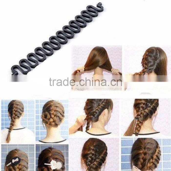 Wholesale OEM French Weave Hair Braiding Tool Roller Braider With Magic hair Twist Styling Bun Maker