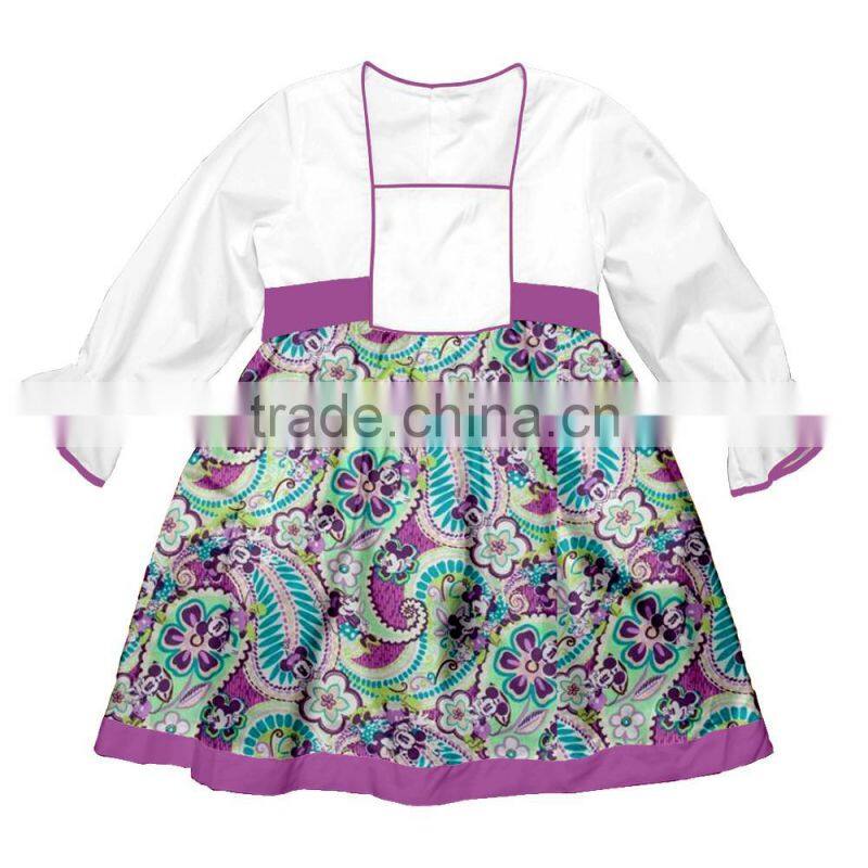 Fashion Baby Dress Long Sleeve Pirncess Girls Clothes Spring Autumn Winter Children Dresses For Girl Clothing