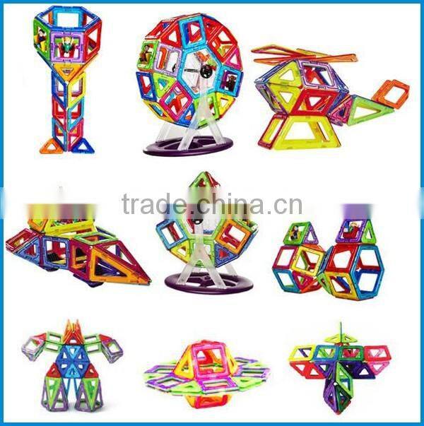 Intelligent magnetic construction set toys for brain development