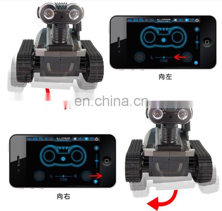 LT-728 New Arriving wifi control rc tank robot with camera i-SPY Tank (played with iPhone/iPad/ITouch/iPod/Android)