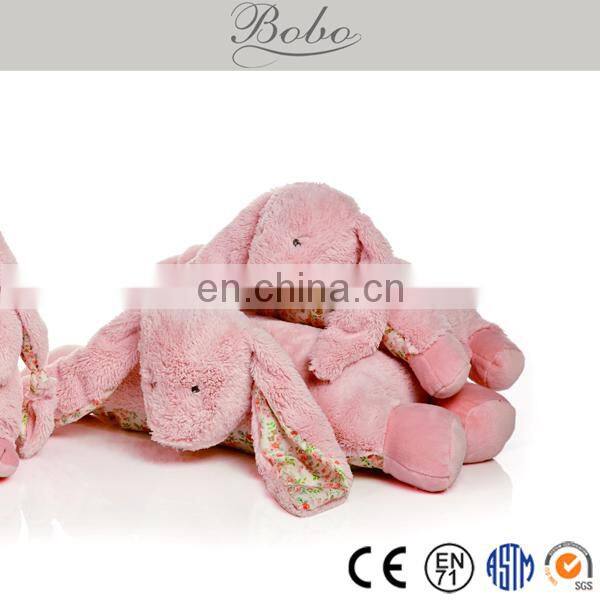 New Design Peach Plush Rabbit Cushion/Toy for Babies