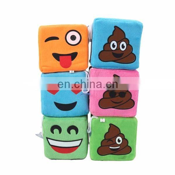 Wholesale Emoji Key Chain Custom Plush Toy Emotion Keychain Fancy Gift Custom Toy Cheap Keychain