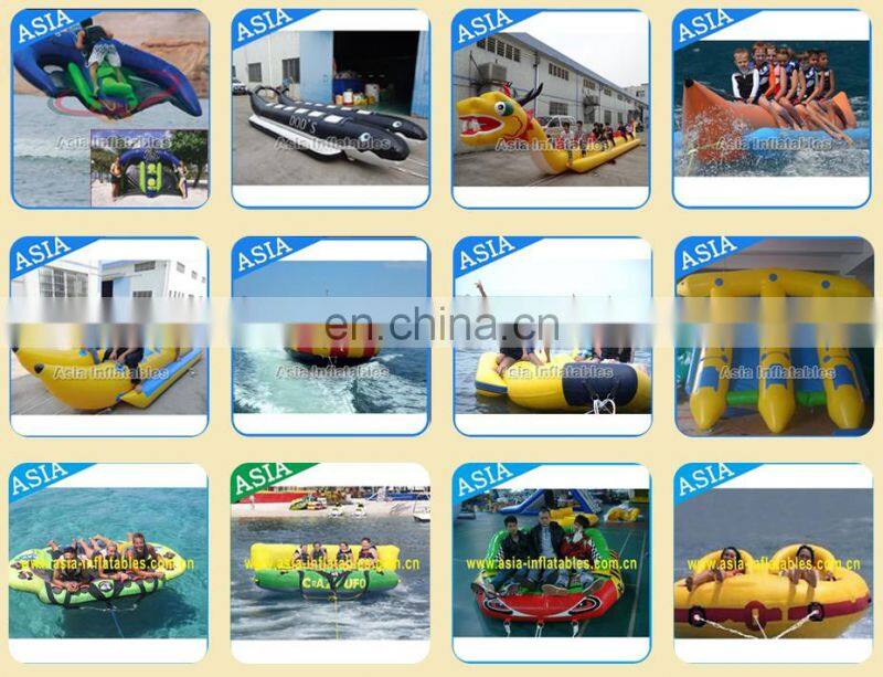 Inflatable Flying Water Crazy UFO Water Sports Games towable ski tube