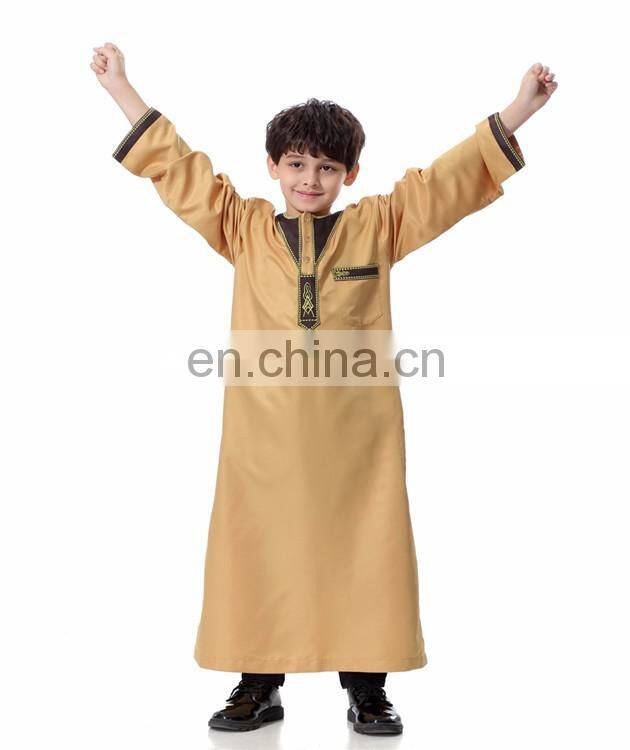 Wholesale New Arrival Design Muslim Thobe for kids islamic abaya jilbab
