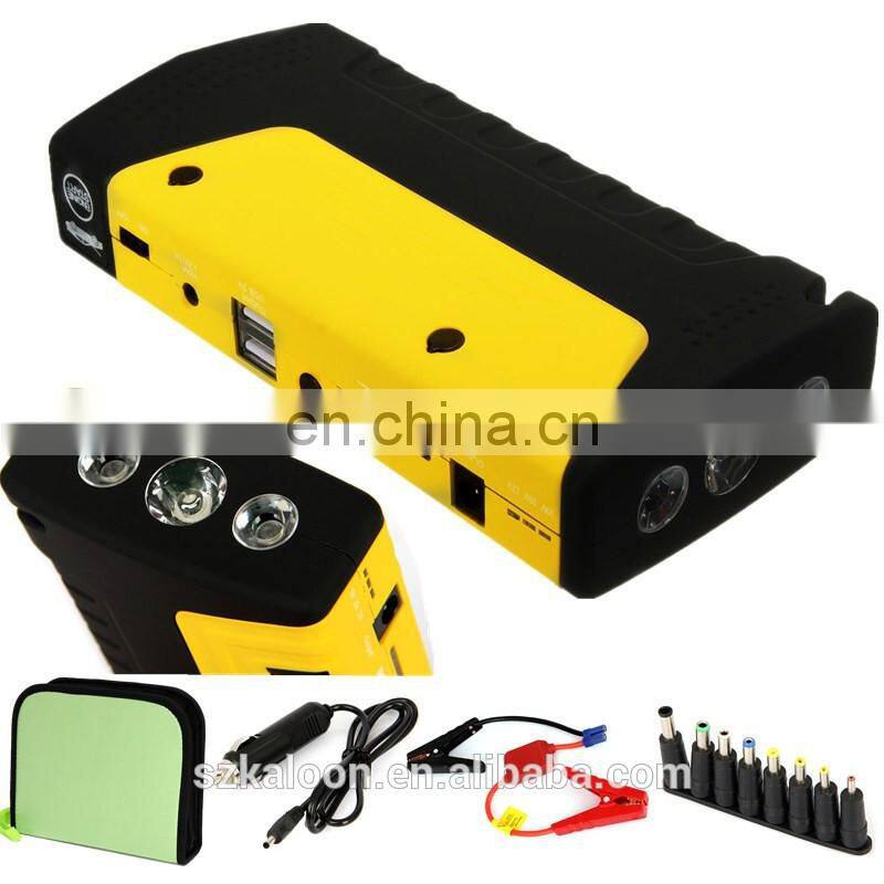 12V 16800MAH doube USB output car engine start power bank