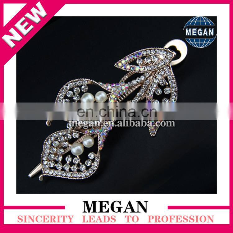 Cheap promotion rhinestone crystal hair ornament jewelry/headwear accessories