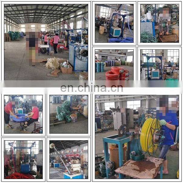 3/8" Flexible Clear PVC Fiber Braided Reinforced Plastic Hose