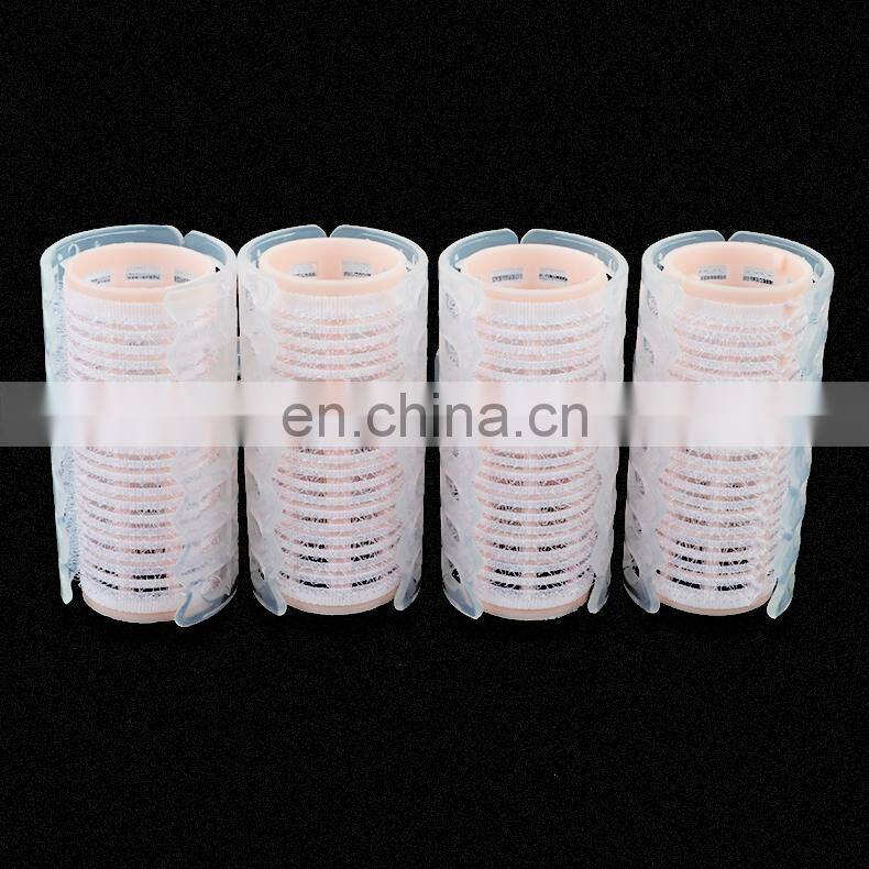 PET packing 4Pcs Hair Design Sticky Cling Style DIY Hair Salon Roller