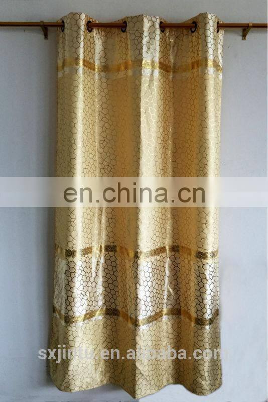 printed blackout curtain fabric of luxury curtain fabric