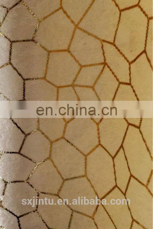 printed blackout curtain fabric of luxury curtain fabric