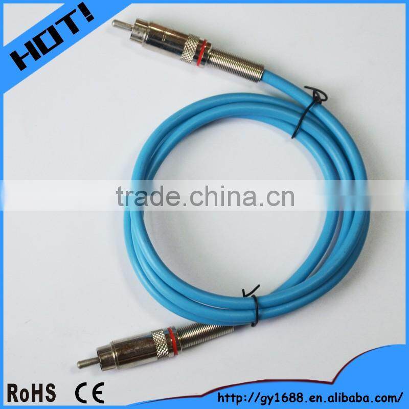 Gold plated 4.5mm audio jack video RCA cable