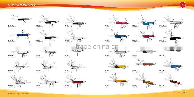 Stainless steel camping knife / fork spoon travel set