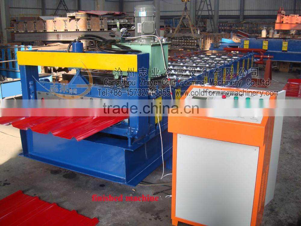 colored steel glalvanized metal aluminum glazed tiels cold making line