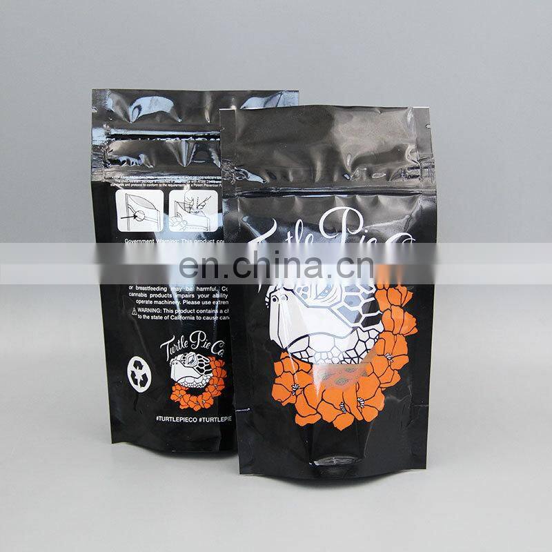 ASTM Child Proof Resistant Locking Zipper Packaging Exit Mylar Locking Pouches Reclosable Closure Barrier Bags 12*9 In 8*6