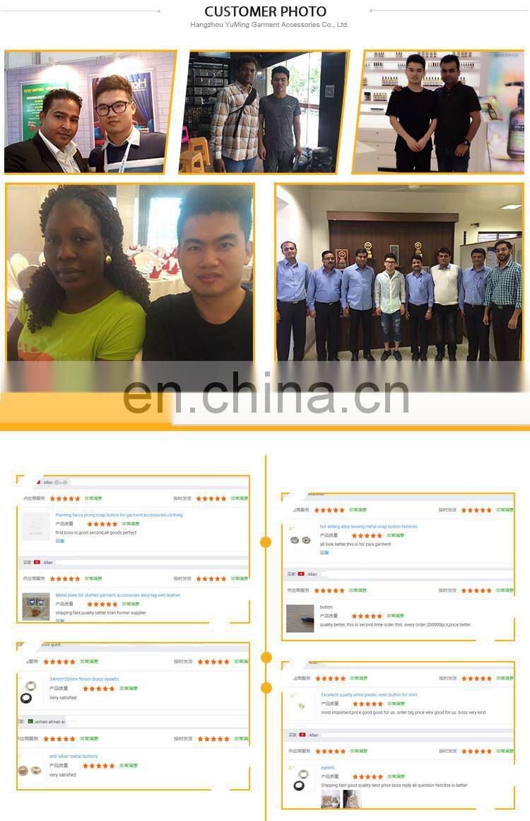 Metal Ring Prong Safe Snap Buttons For Clothing