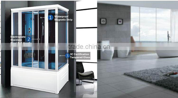 New Products Luxury Bathroom Furniture Steam Shower Room Acrylic Steam Shower House Steam Sauna Shower Cabin K-7065