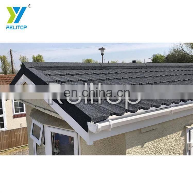 Custom-made Storm Resistant Old Metal Roofing Renovation Material  Stone Coated Steel In Cantonment House Bivouac House Roof