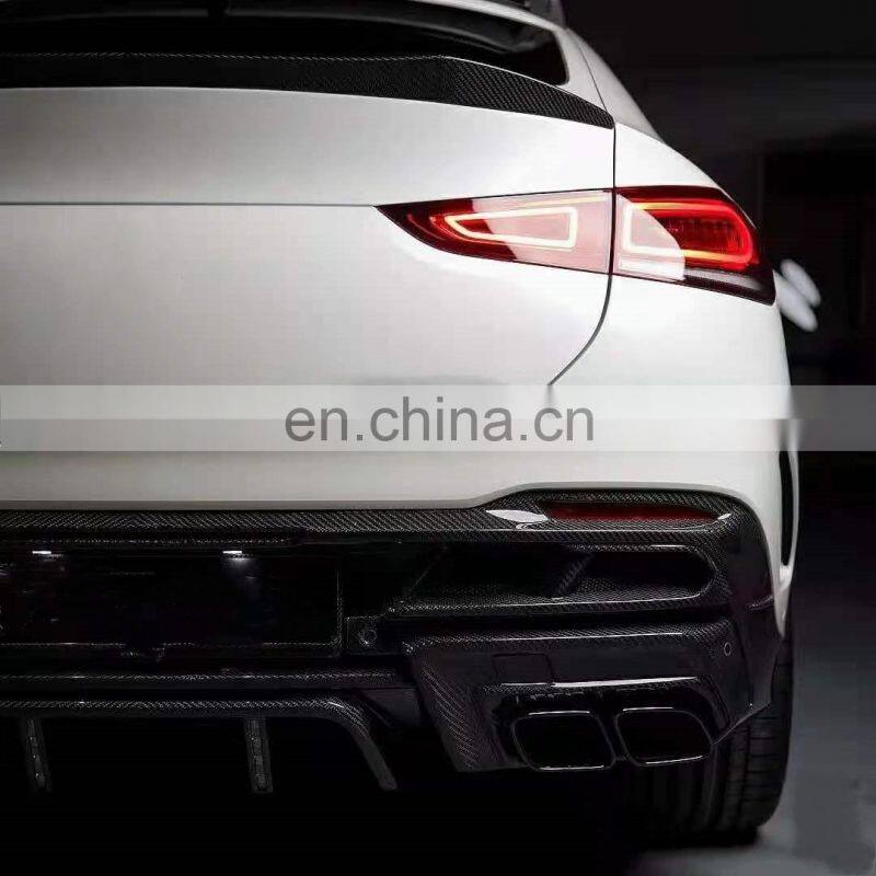 Runde For Mercedes 19-21 GLE C167 W167 GLE 43 53 Coupe LARTE Design Carbon Fiber Body Kits Front Lip Rear Diffuser Spoiler