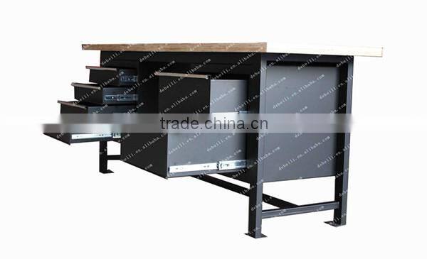 Cold Rolled Steel Garage use Workbench with Wood Top AX-3322