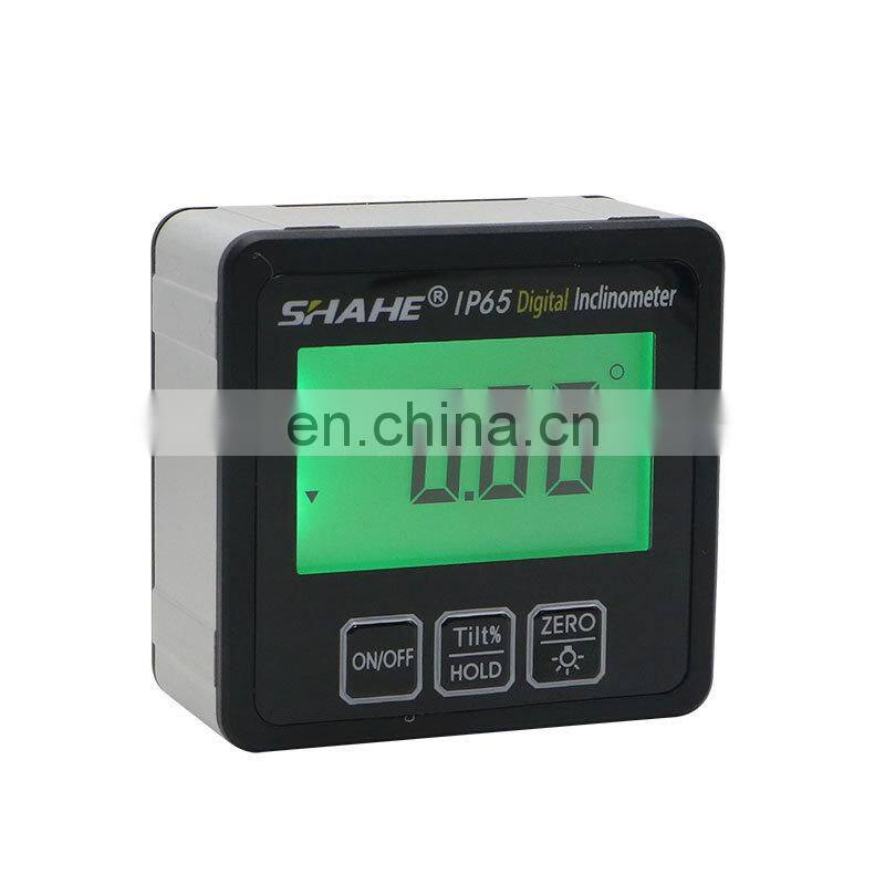 Portable Mini digital protractor inclinometer with magnet digital level box with magnets base digital angle level