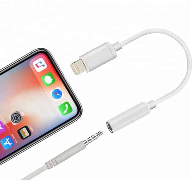 Headphone jack adapter for iPhone 12/13 Pro Max lightning to 3.5mm aux audio cable splitter converter