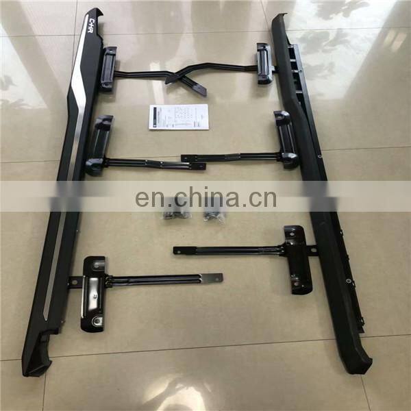 Aluminum Alloy car running board side step bar for Toyota CHR 2018