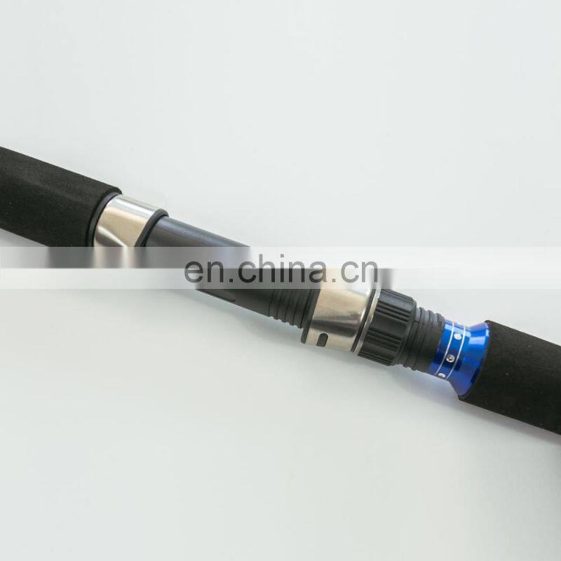 Chinese Factory Supply OEM 2-section Pure Carbon Boat Trolling Fishing Rod