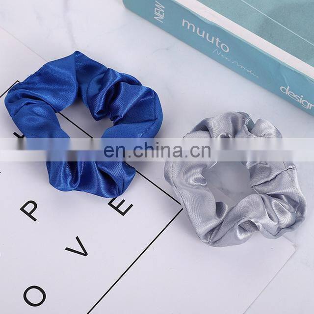 Women Girls Fashionable Accessories Elastic Hair Scrunchies Satin Hair Ties For Kids